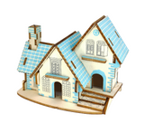 Maison Cyan - Puzzle 3D en bois