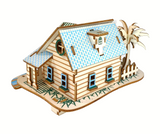 Maison de vacances à Bali - Puzzle 3D en bois