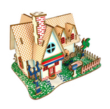 Le manoir du tournesol - Puzzle 3D en bois