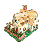 Le manoir du tournesol - Puzzle 3D en bois