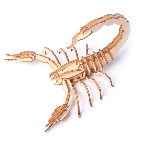 Scorpion - Puzzle 3D en bois