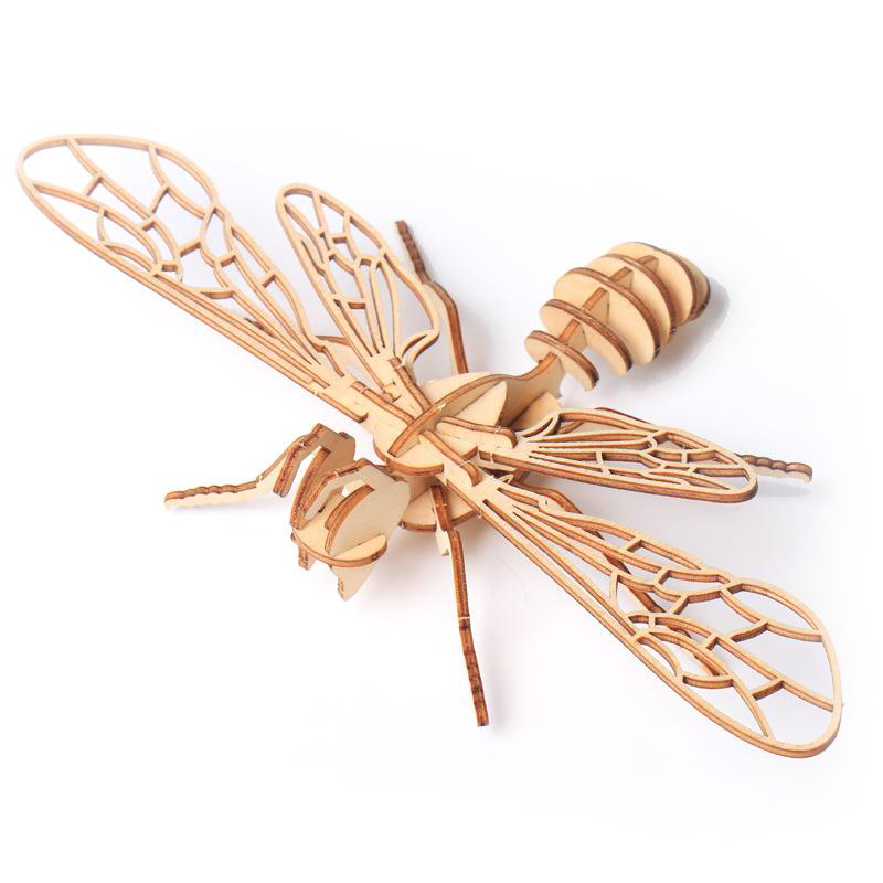 Abeille - Puzzle 3D en bois