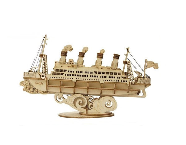 Bateau de croisière - Puzzle 3D en bois