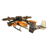 Hélicoptère de combat Le scorpion AT-99 (Noir & orange) - Puzzle 3D en bois