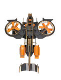 Hélicoptère de combat Le scorpion AT-99 (Noir & orange) - Puzzle 3D en bois