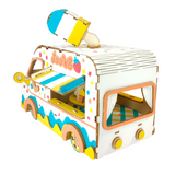 Camion de galce Blanc - Puzzle 3D en bois