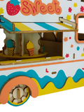 Camion de galce Blanc - Puzzle 3D en bois