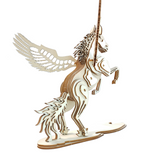 Licorne ailé - Puzzle 3D en bois