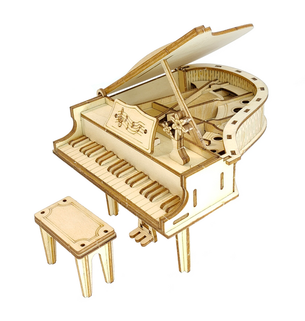 Piano à queue - Puzzle 3D en bois