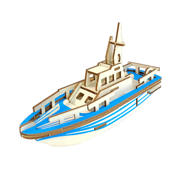 Bateau de sauvetage - Puzzle 3D en bois