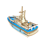 Bateau de sauvetage - Puzzle 3D en bois