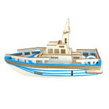 Bateau de sauvetage - Puzzle 3D en bois