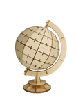 Globe terrestre - Puzzle 3D en bois